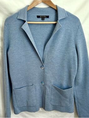 Brooks Brothers Light Blue Merino Sweater - Classic Crew